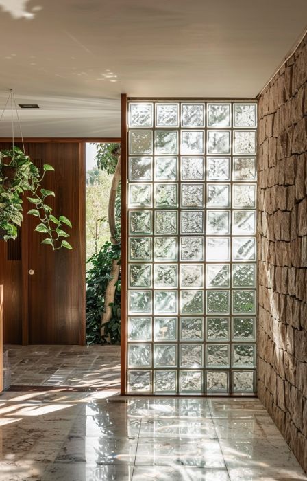 بلوک شیشه‌ای: همه‌چیز درباره کاربرد، مزایا و معایب