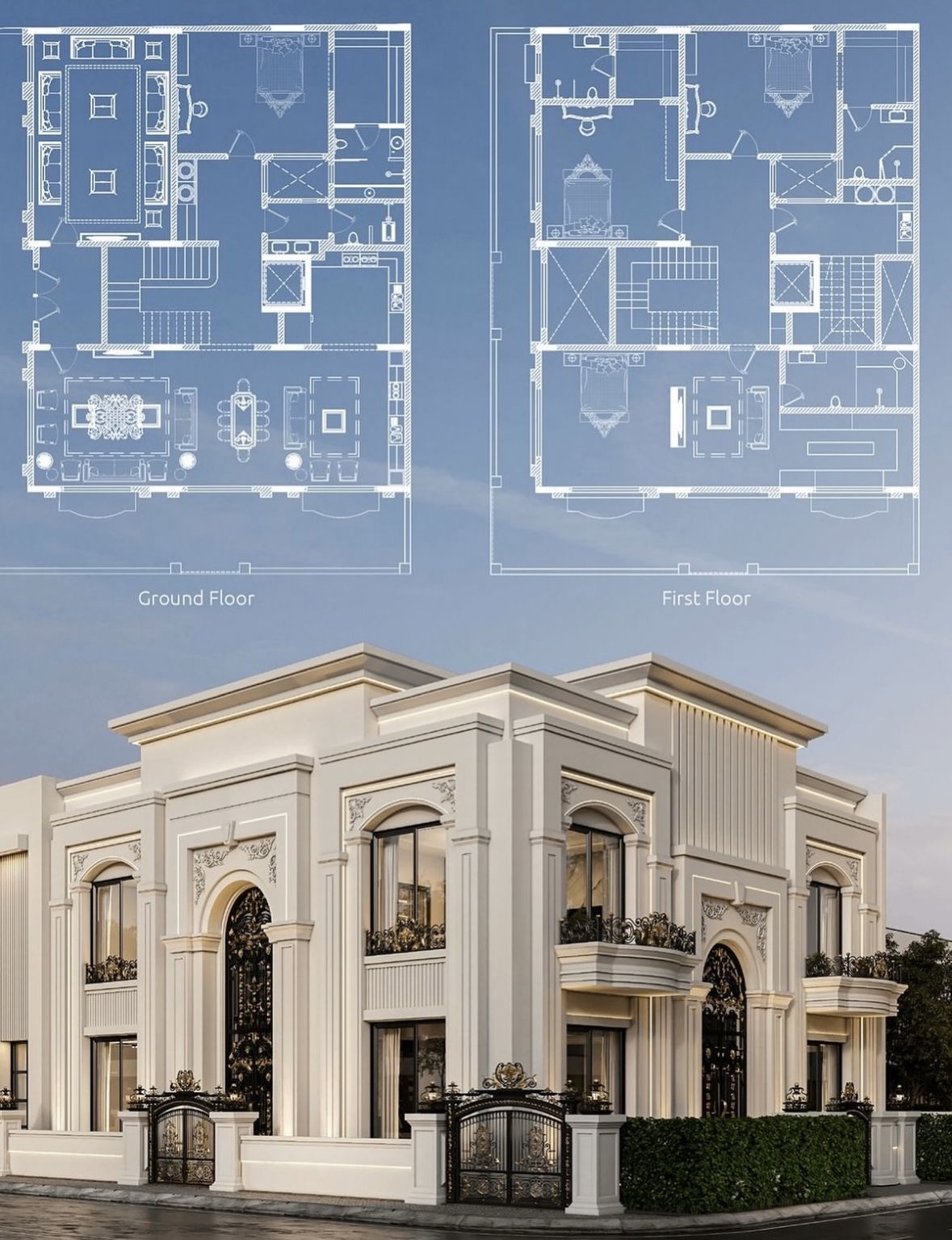 🏡 نقشه کشی ویلا؛ راهنمای جامع طراحی پلان