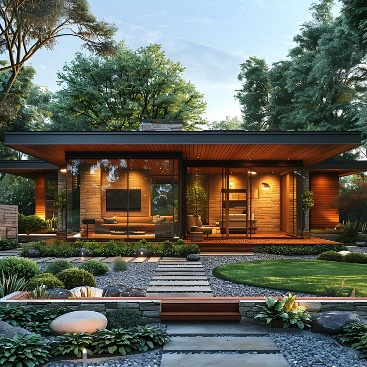 عکس ویلا مدرن با محوطه