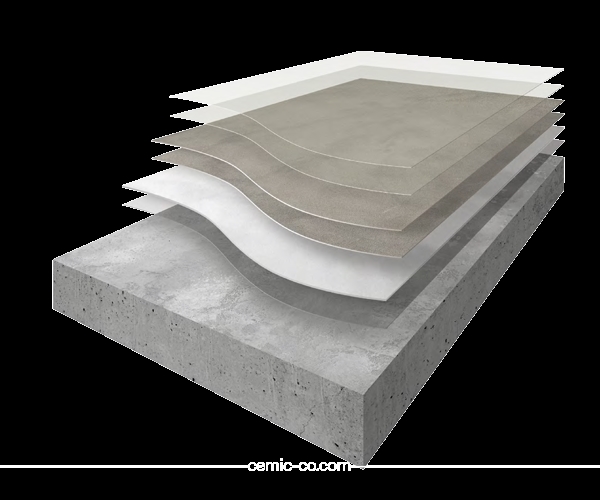 لایه بندی میکروسمنت سمیک