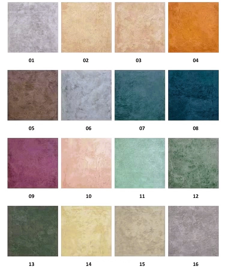 تنوع در رنگ میکروسمنت