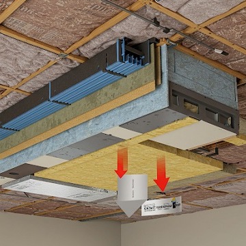 بهترین عایق صدا برای سقف