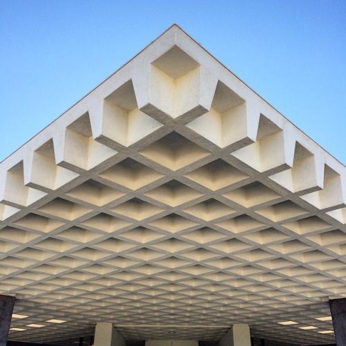 طرح BIM یک سقف وافل با جزئیات مهندسی