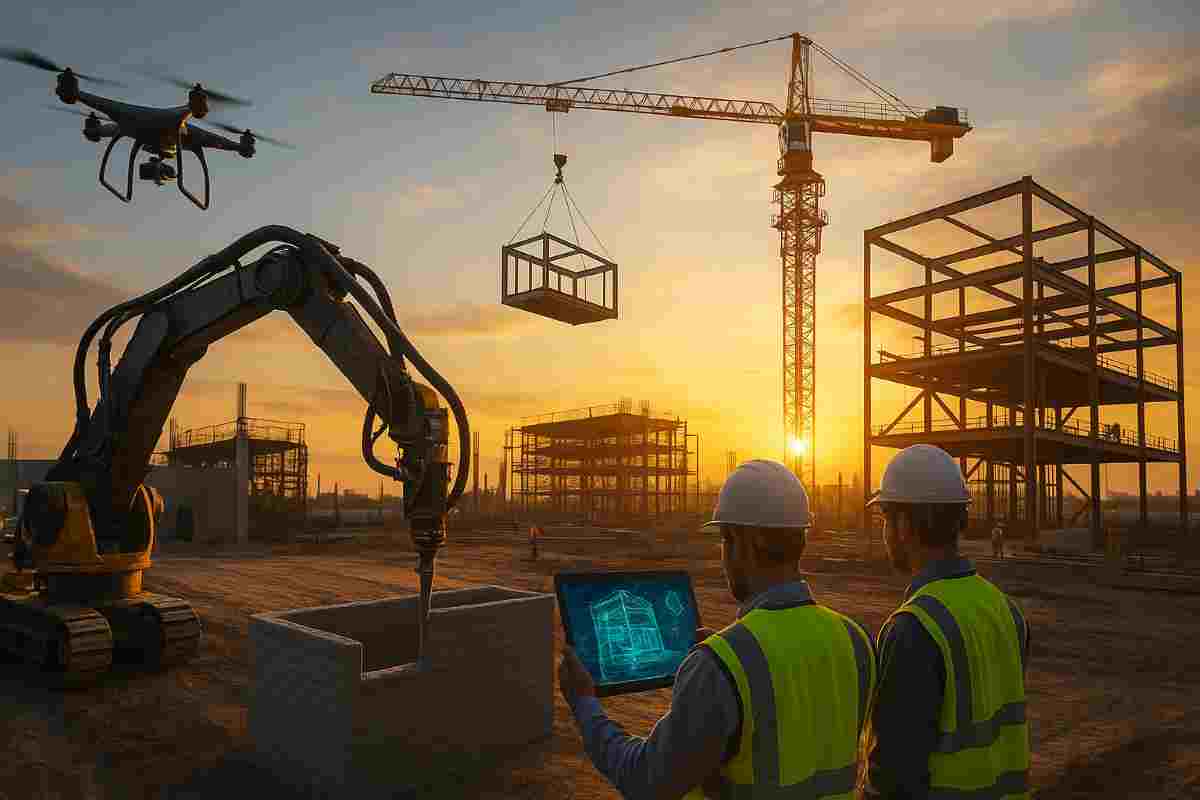 فناوریهای نوین در مهندسی ساخت و ساز؛ ترکیب روباتیک، چاپ سهبعدی و BIM برای پروژههای مدرن