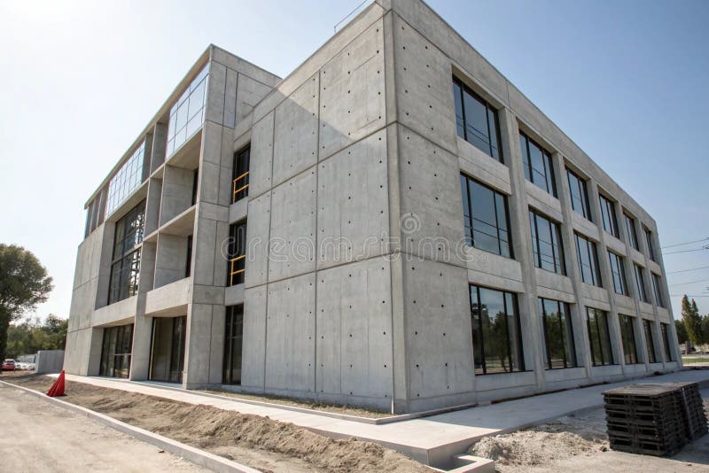 نمونه بتن پیشساخته در ساختمانهای مدرن